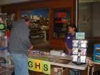 Deborah at the Gastineau Humane Society booth. (47kb)